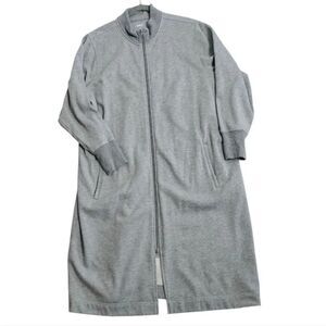 Duluth Trading Co Women's Gray Maxi Dress Sweatshirt Fabric 2X
